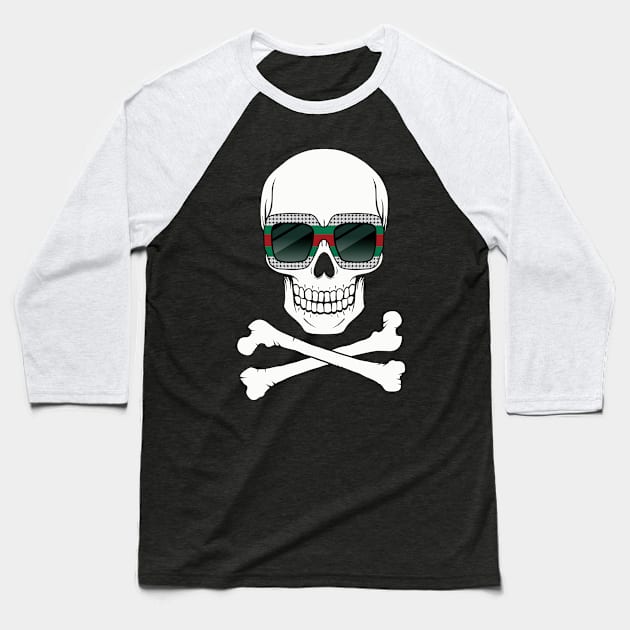 cool skull tee Baseball T-Shirt by janvimar